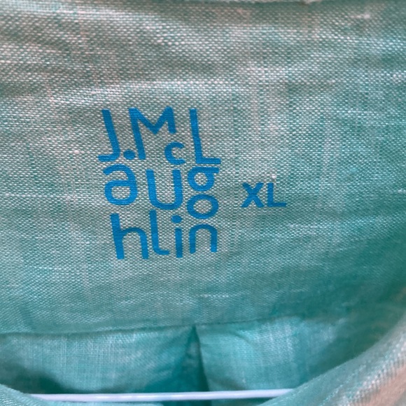 NWT Men’s linen J McLaughlin shirt - Picture 4 of 5